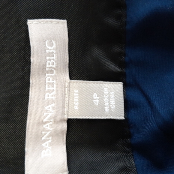 Like New Banana Republic Blue A-line Skirt - Picture 6 of 9